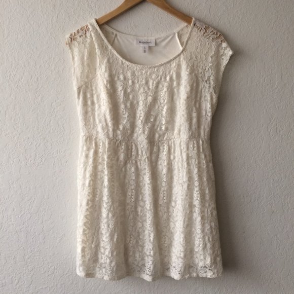 Motherhood Maternity Tops - Motherhood White Lace Top